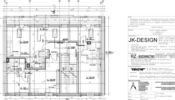 JK Design - Nadbudowa kamienicy ul. Michałowskiego JK Design - Nadbudowa kamienicy ul. Michałowskiego