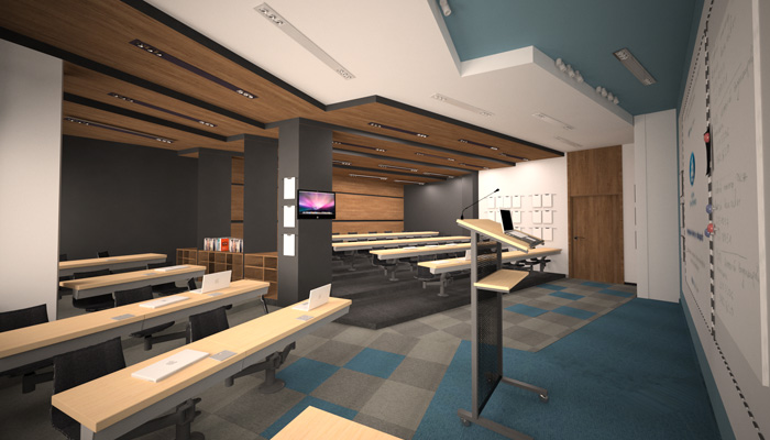 JK Design - Akademia Leona Koźmińskiego - sala konferencyjna JK Design - Akademia Leona Koźmińskiego - sala konferencyjna