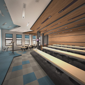 JK Design - Akademia Leona Koźmińskiego - sala konferencyjna